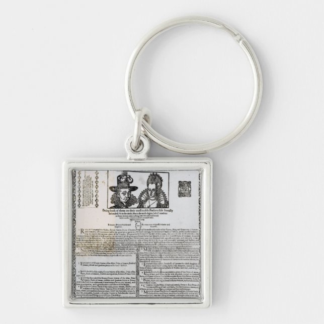 Porte-clés Déclaration du mariage de Frederick V (Devant)