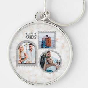 Porte-clés Déco Art moderne Customisé Nom photo Porte - clé