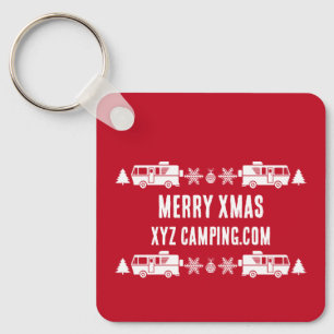 Porte-clés Décor de Noël RV Motorhome