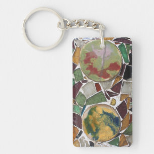 Porte-clés Décor en mosaïque