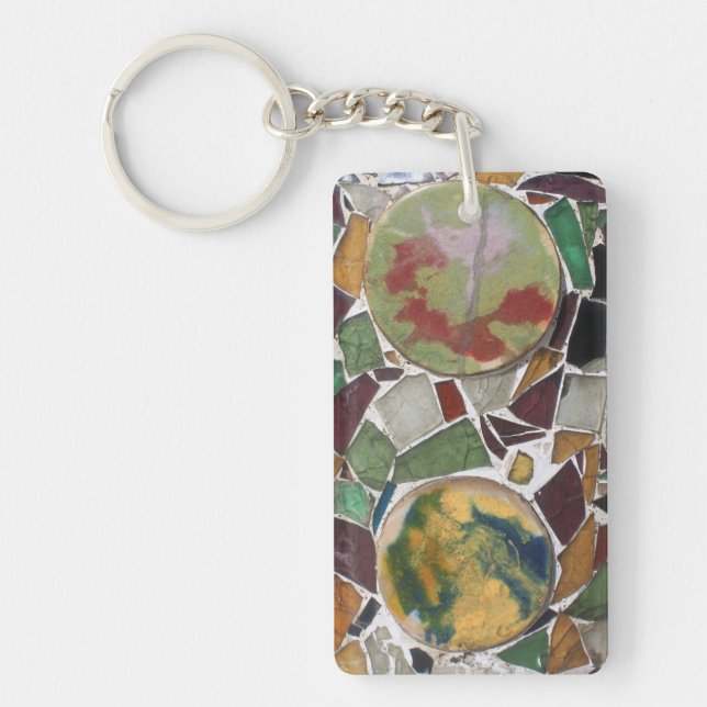 Porte-clés Décor en mosaïque (Devant)