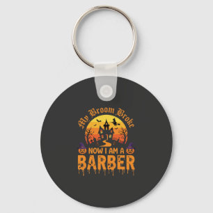 Porte-clés Décoration de barbier d'Halloween Sorcière Balai C