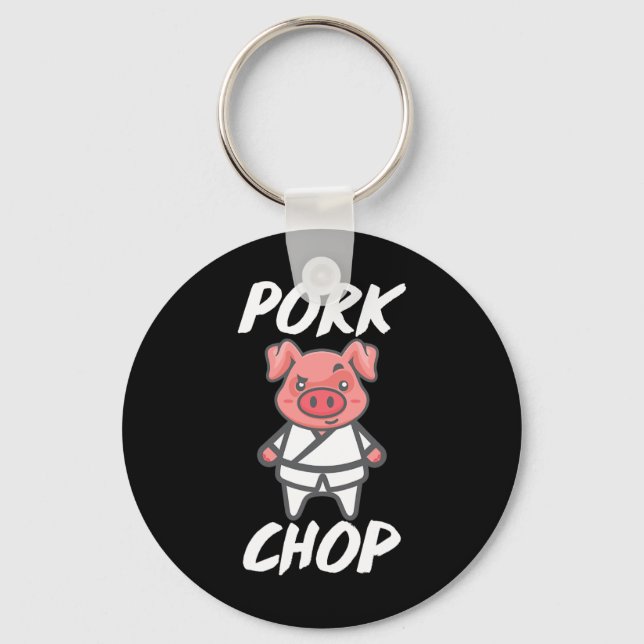 Porte-clés Découpeur de porc  (Recto)