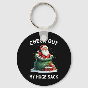 Porte-clés Découvrez Mon énorme sac Père Noël Xmas 2024 Funny
