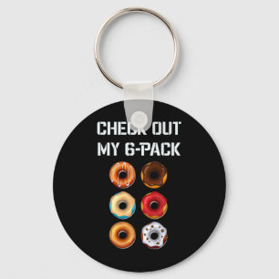 Porte-clés Découvrez Mon Pack Six Donut Gym Humour Tee Funny