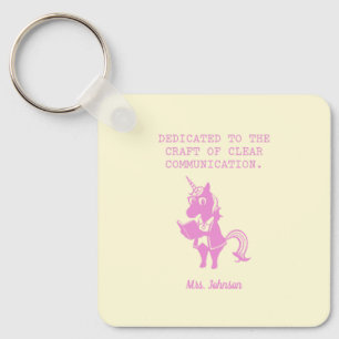 Porte-clés Dédié à l'art de la communication claire
