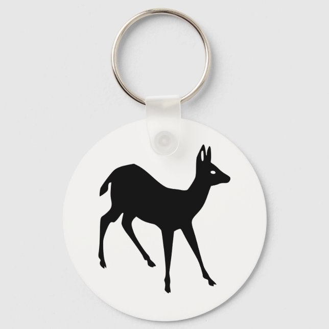 Porte-clés Deer Silhouette (Recto)