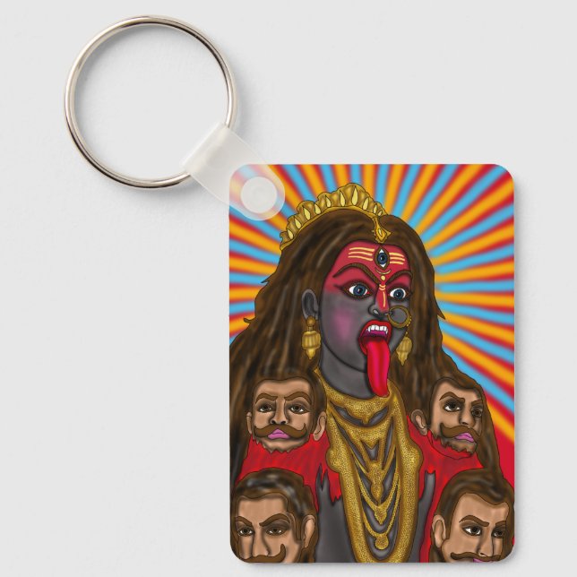 Porte-clés déesse Kali (Recto)