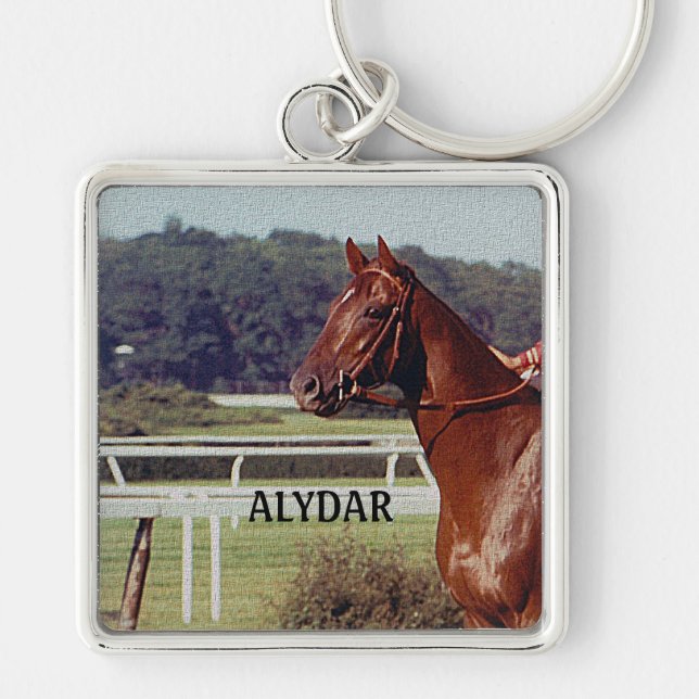 Porte-clés Défilé 1978 de courrier d'Alydar Belmont Stakes (Devant)