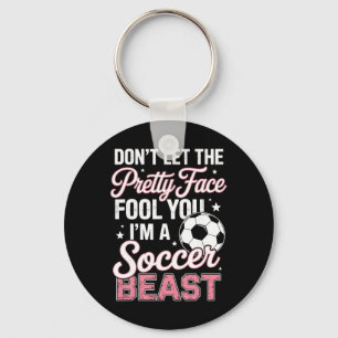 Porte-clés Définition de fille de soccer