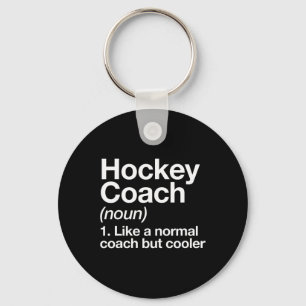 Porte-clés Définition d'entraîneur de hockey Sports entraîneu