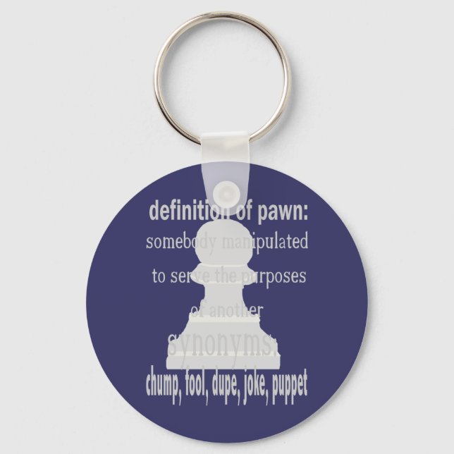 Porte-clés Définition du Porte - clé de pion (Recto)