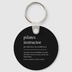 Porte-clés Définition d'un professeur de Pilates drôle Profes