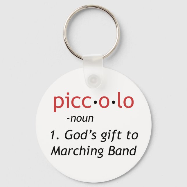 Porte-clés Définition Piccolo (Recto)