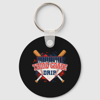 Porte-clés Dégâts de baseball troisième année rentrée des cla