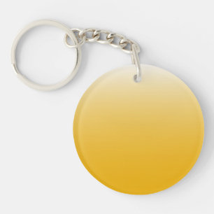 Porte-clés dégradé à deux tons foncé jaune