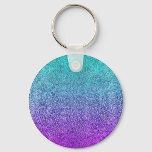 Porte-clés Dégradé de la Parties scintillant de plongée tropi