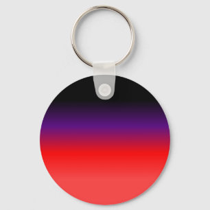 Porte-clés Dégradé noir, pourpre et rouge