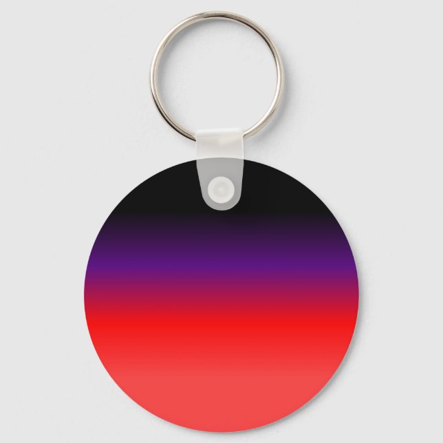 Porte-clés Dégradé noir, pourpre et rouge (Recto)