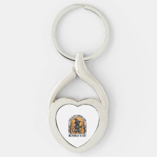 Porte-clés Déguisement de chat Halloween drôle vintage sorciè