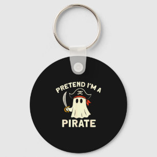Porte-clés Déguisement de fantôme drôle de pirate pour Hallow
