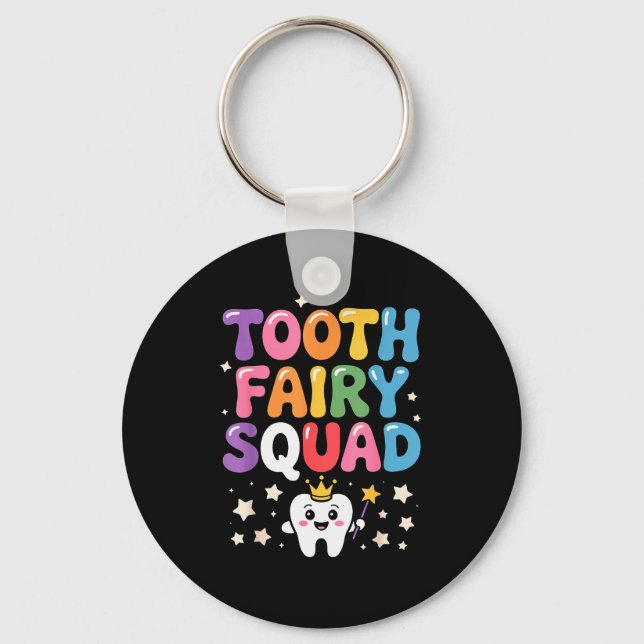 Porte-clés Déguisement de fée des dents mignon pour hommes fe (Recto)