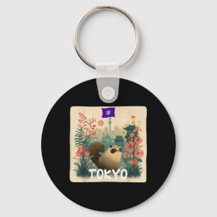 Porte-clés Déguisement de Raton Laveur Animal Toxyko Drôle po