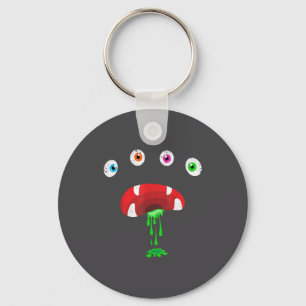 Porte-clés Déguisement de visage de monstre d'Halloween Migno