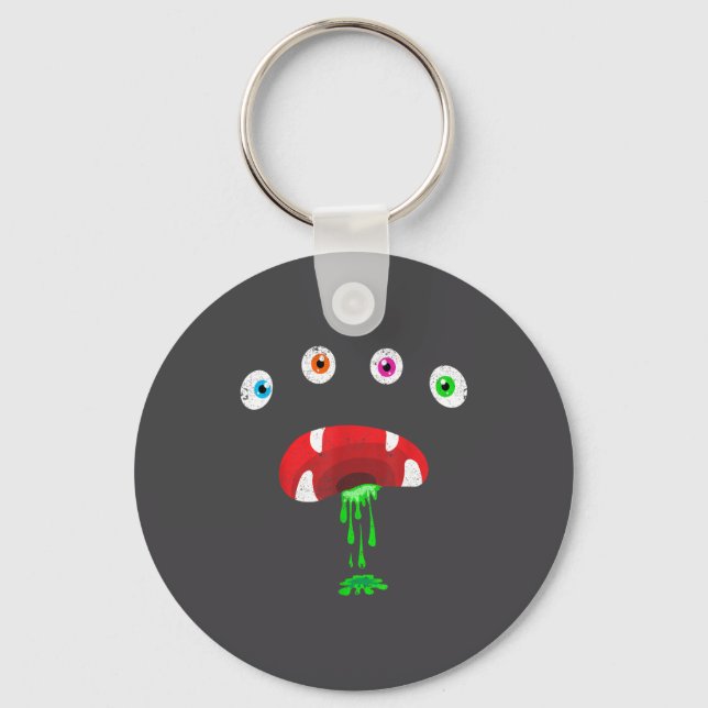 Porte-clés Déguisement de visage de monstre d'Halloween Migno (Recto)