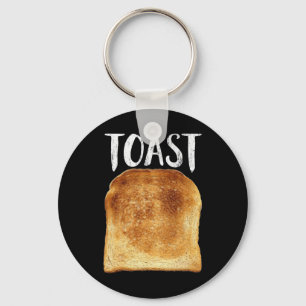 Porte-clés Déguisement Toast Halloween Drôle Amateur de Pain 