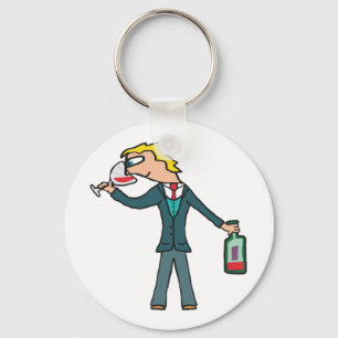 Porte-clés Dégustation de vins de sommelier