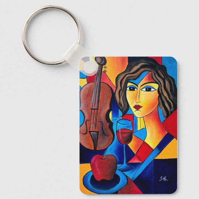 Porte-clés Déjeuner avec des Couleurs (Recto)