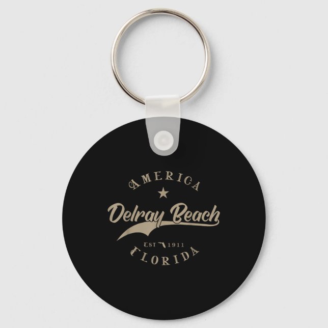 Porte-clés Delray Beach Fl _ Floride (Recto)