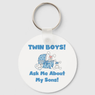 Porte-clés Demander à propos de My Twin Sons Tshirts et cadea