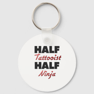 Porte-clés Demi de tatoueur demi de Ninja