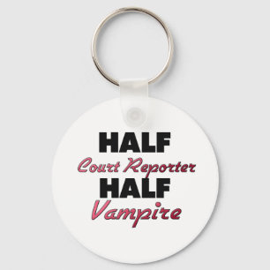Porte-clés Demi de vampire de demi de sténographe judiciaire