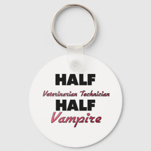 Porte-clés Demi de vampire de demi de technicien vétérinair