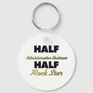 Porte-clés Demi de vedette du rock de demi d'assistant
