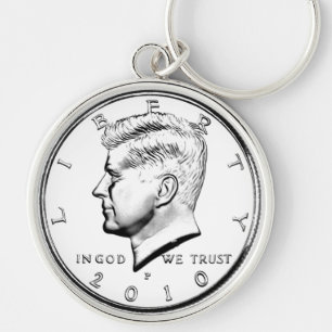 PORTE-CLÉS DEMI-DOLLAR DE KENNED