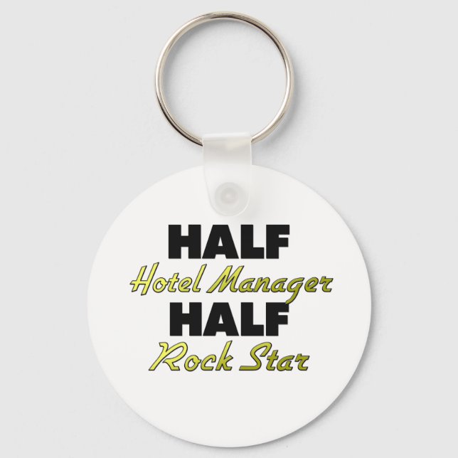 Porte-clés Demi-hôtel Manager Half Rock Star (Recto)