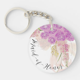 Porte-clés demoiselle d'honneur La Boca Rosa arc e