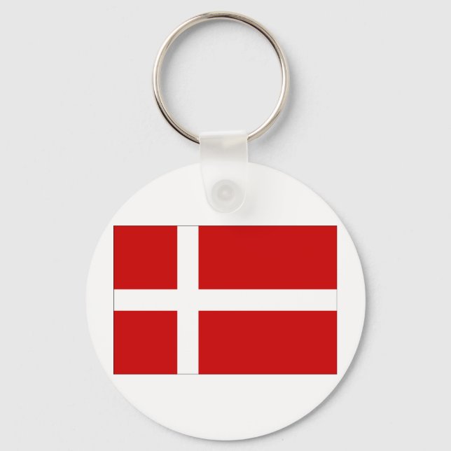 Porte-clés Denmark Flag (Recto)