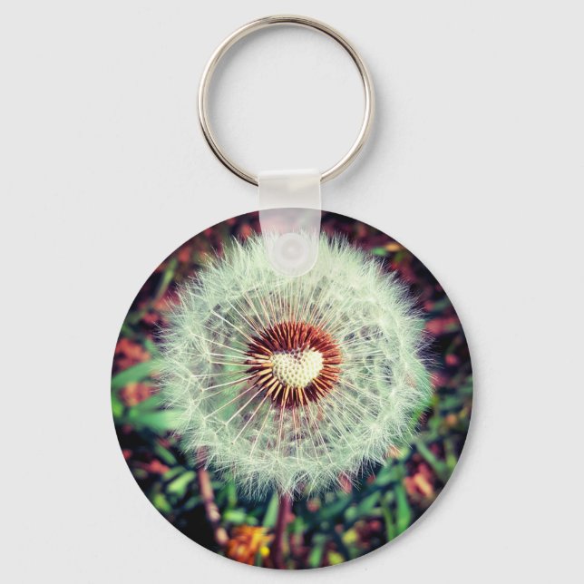 Porte-clés Dent de lion porte-bonheur (Recto)