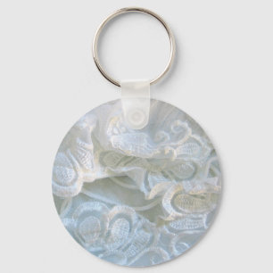 Porte-clés Dentelle blanche rouillée