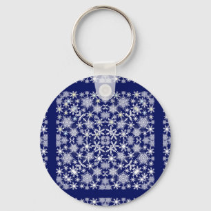 Porte-clés Dentelle de flocons de neige