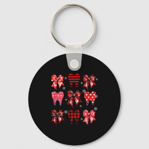 Porte-clés Dentiste Noël drôle dents mignon Xmas Dentiste Équ