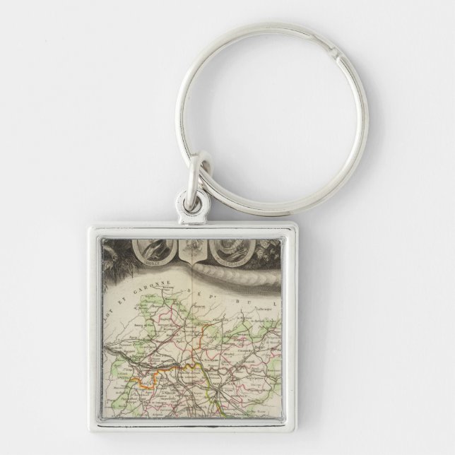 Porte-clés Département De Tarn Et Garonne (Devant)