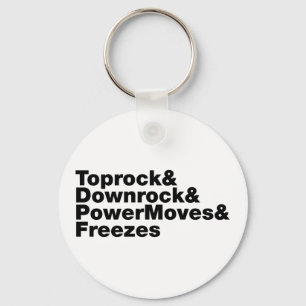 Porte-clés Déplacements de rupture (Breakdance)