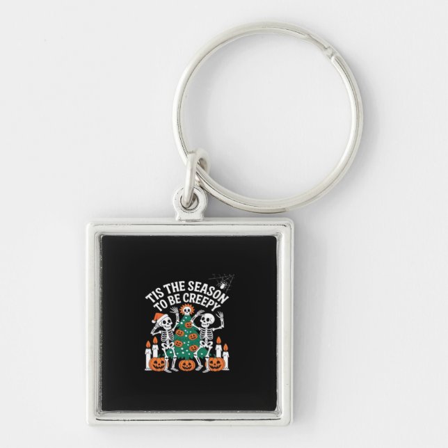 Porte-clés Déplaisant Funny Skeleton Halloween Éffrayant (Devant)