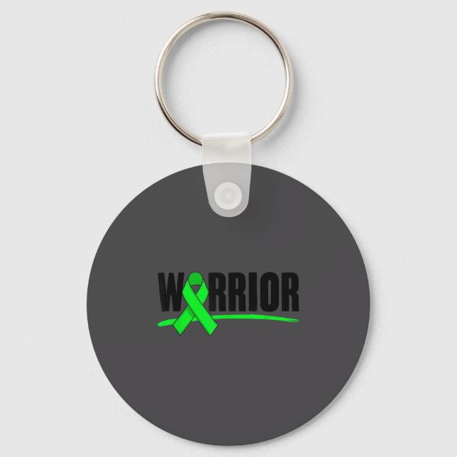 Porte-clés Depression Warrior Ribbon Mental Health Awareness  (Recto)